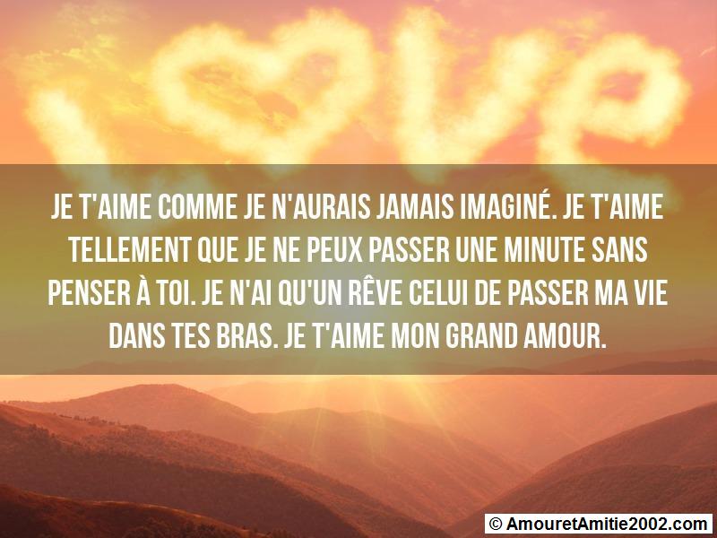 message amour 150