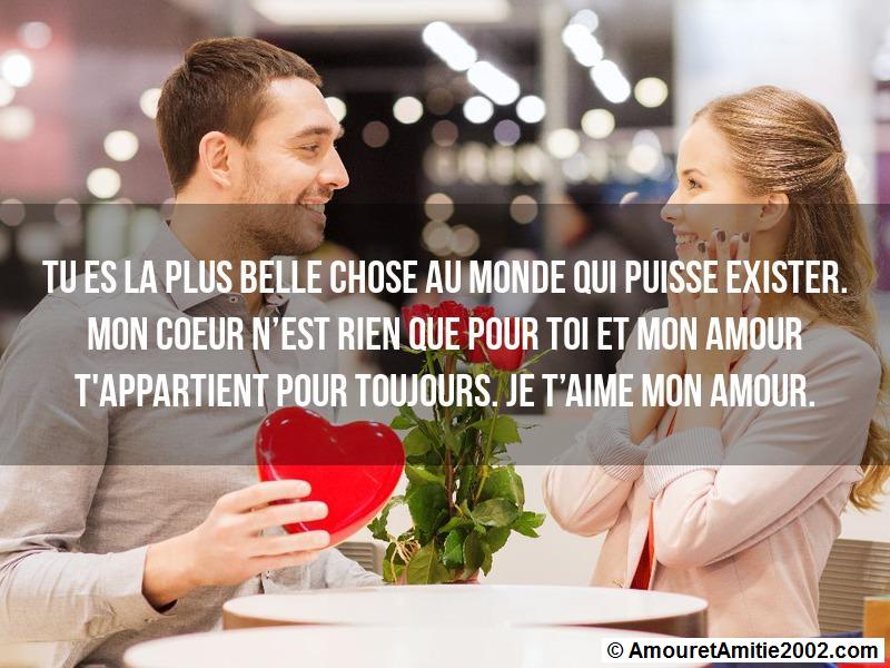 message amour 165