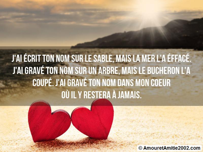 message amour 78