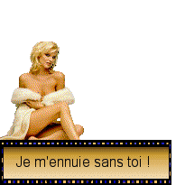 Je m'ennuie sans toi — blinkie d’amour n° 43