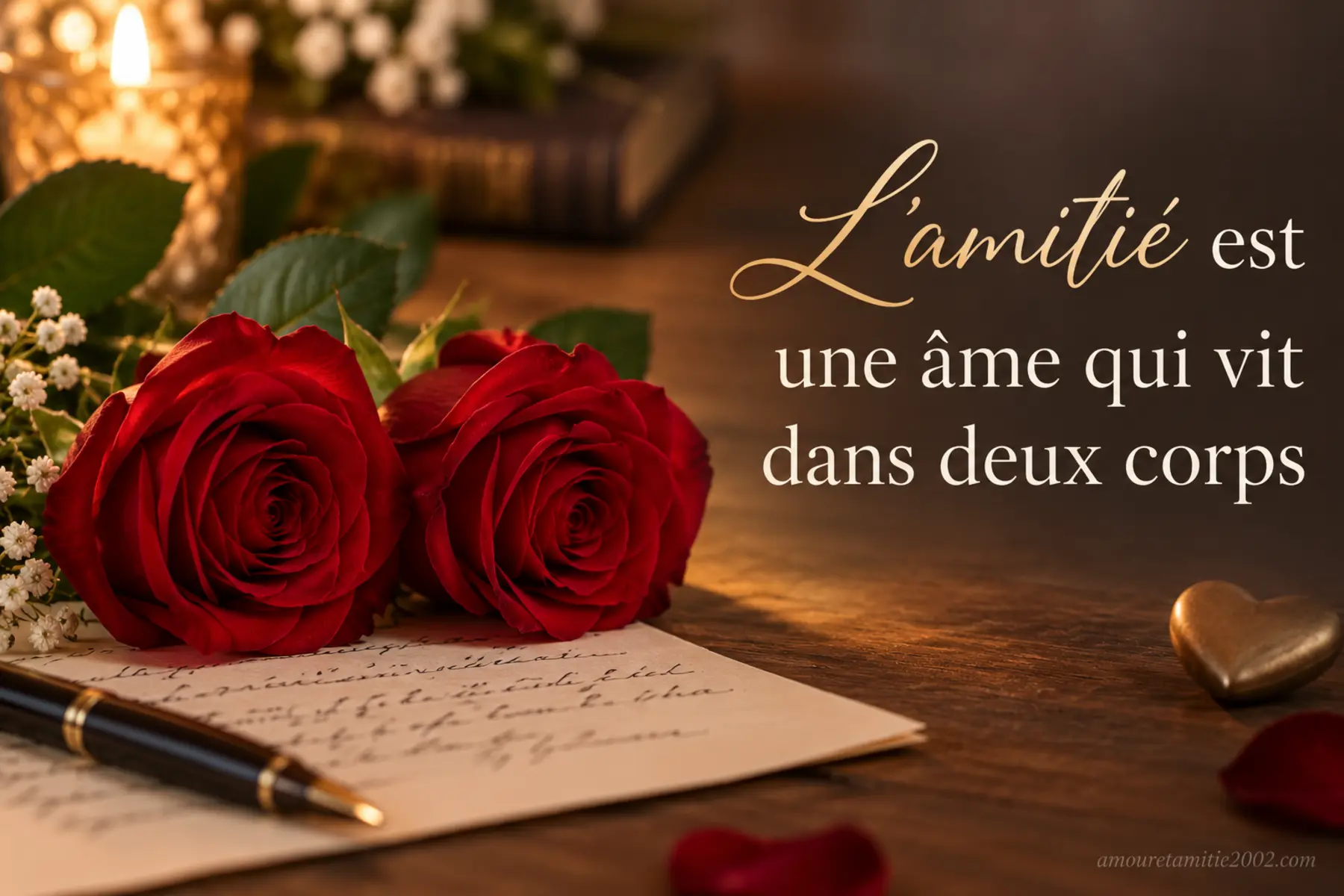 Carte postale d’amitié — Une belle pensée pour toi