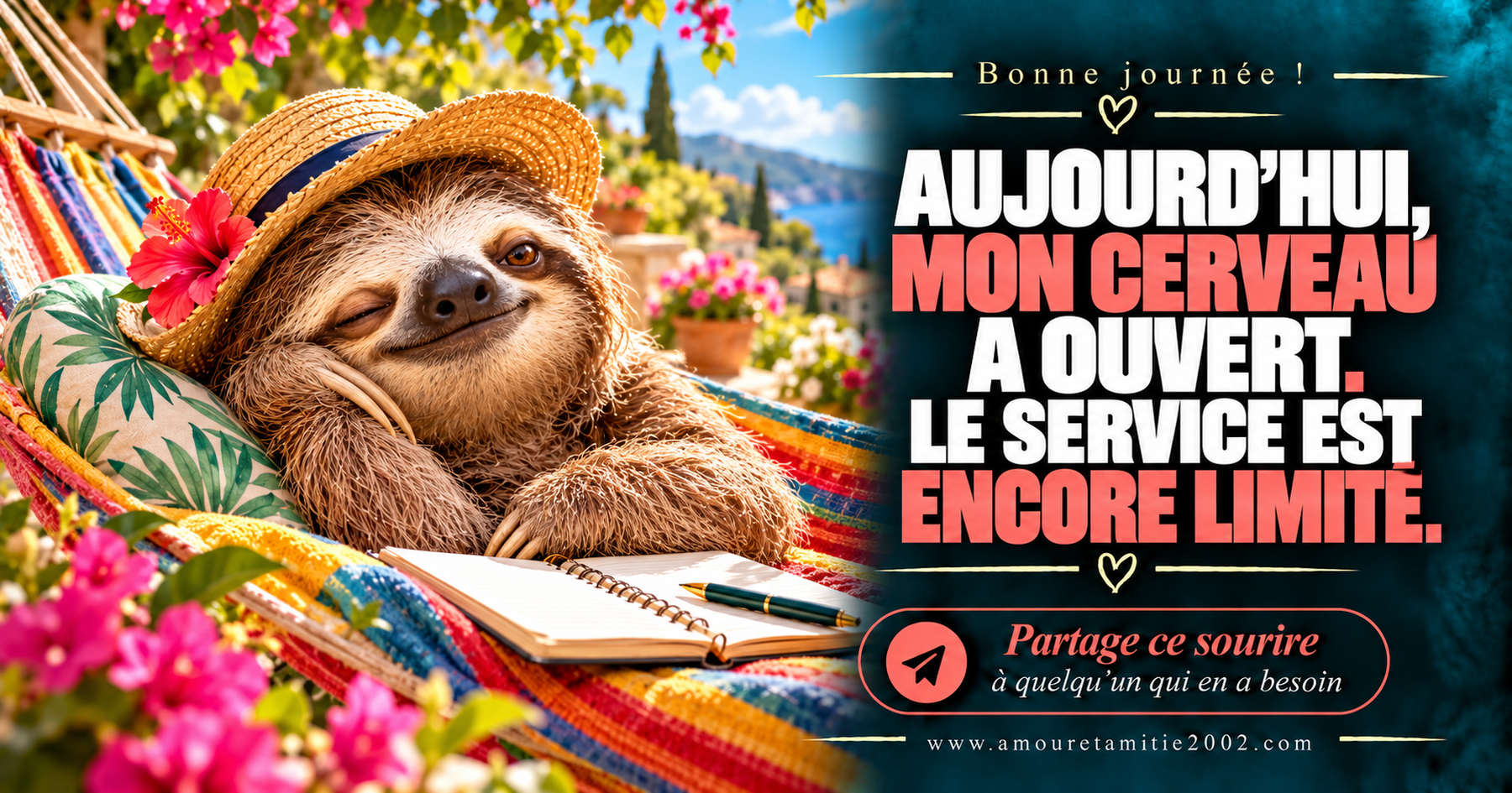 Aujourd’hui, mon cerveau a ouvert. Le service est encore limité.