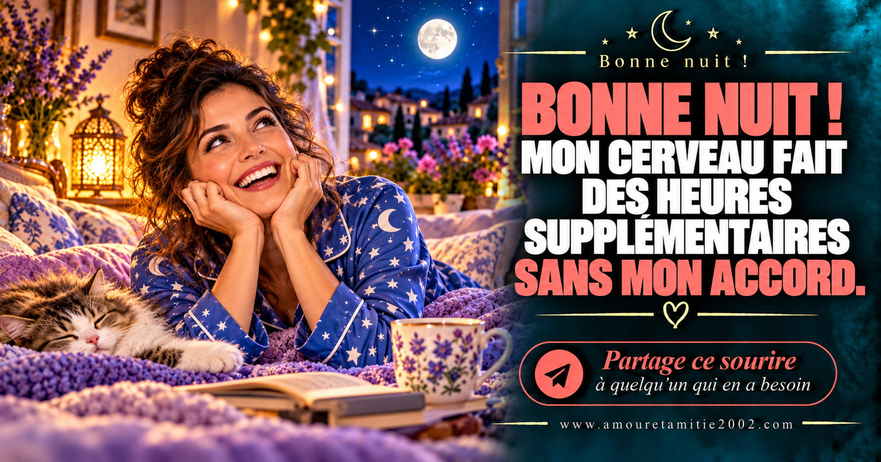 Bonne nuit ! Mon cerveau fait des heures supplémentaires sans mon accord.