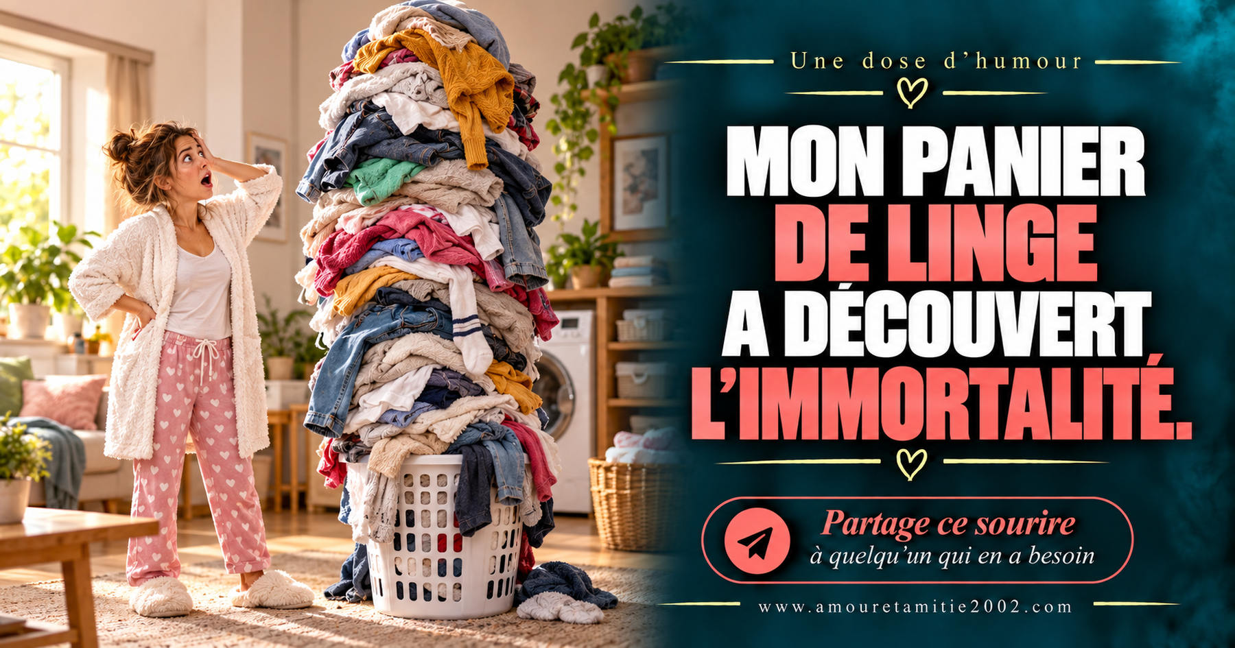 Mon panier de linge a découvert l’immortalité.