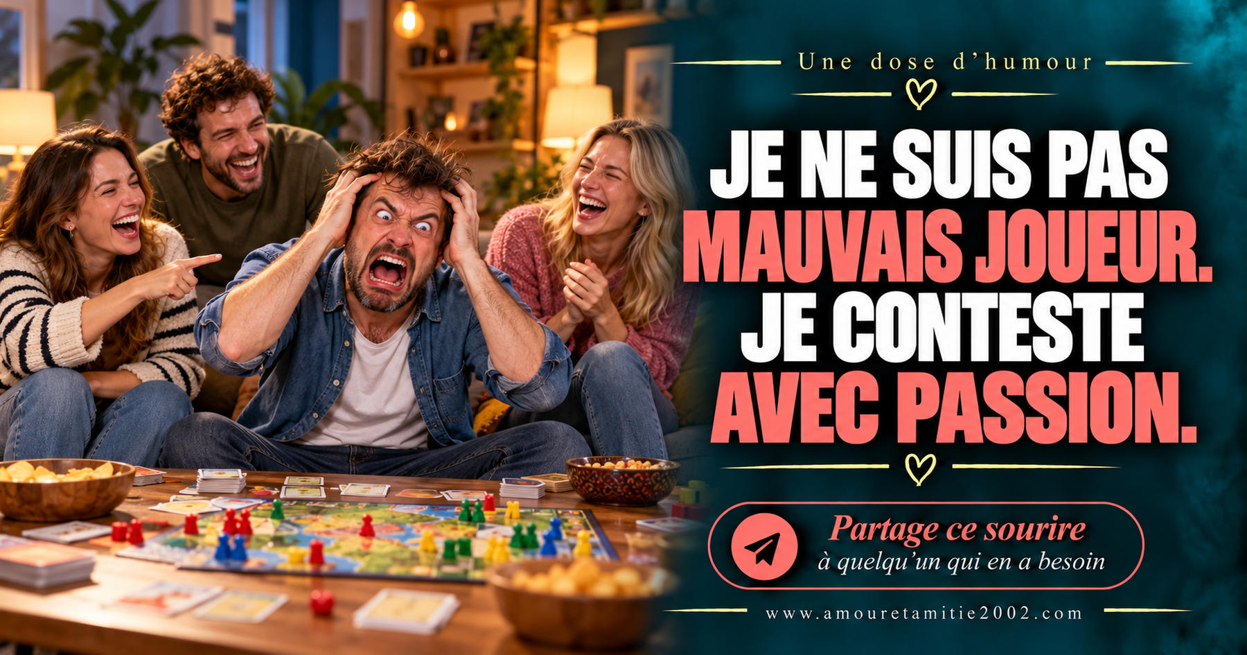 Je ne suis pas mauvais joueur. Je conteste avec passion.