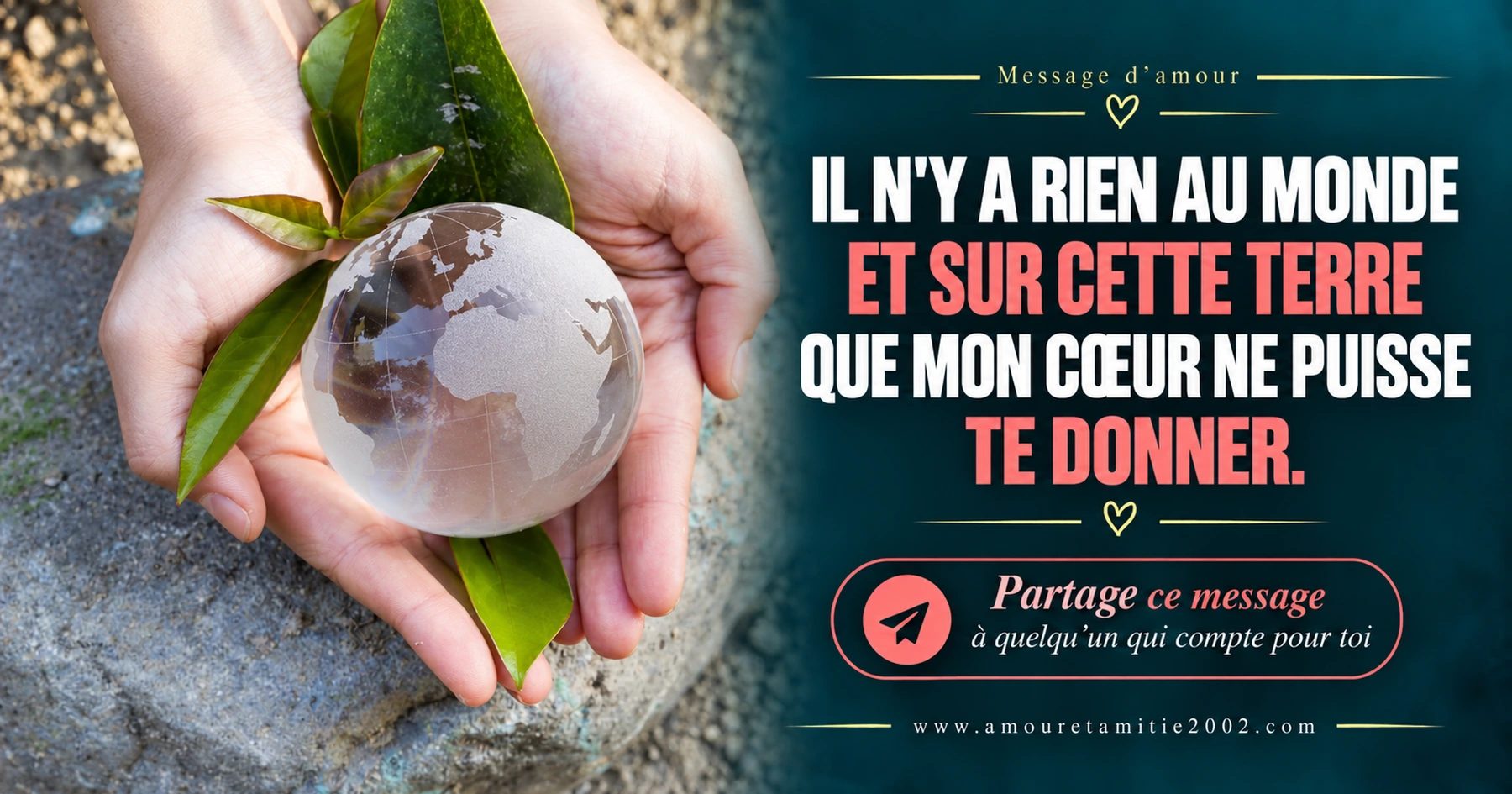 Message d’amour illustré nº 11 à partager avec la personne aimée