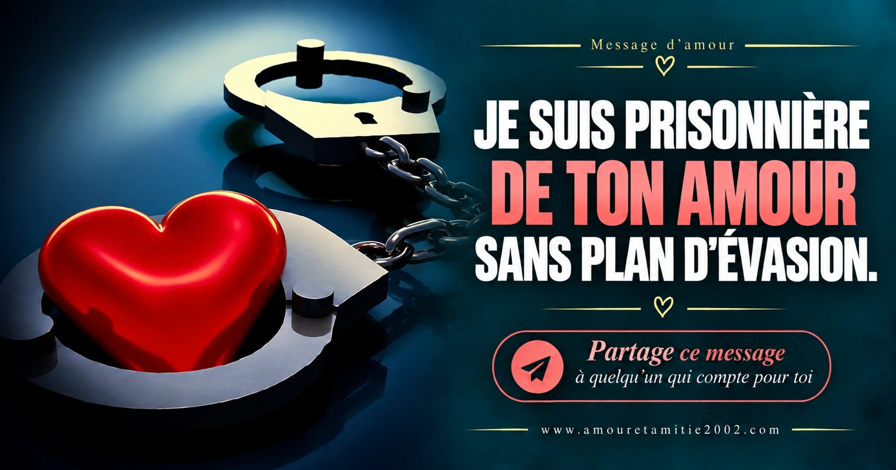 Message d’amour illustré nº 12 à partager avec la personne aimée