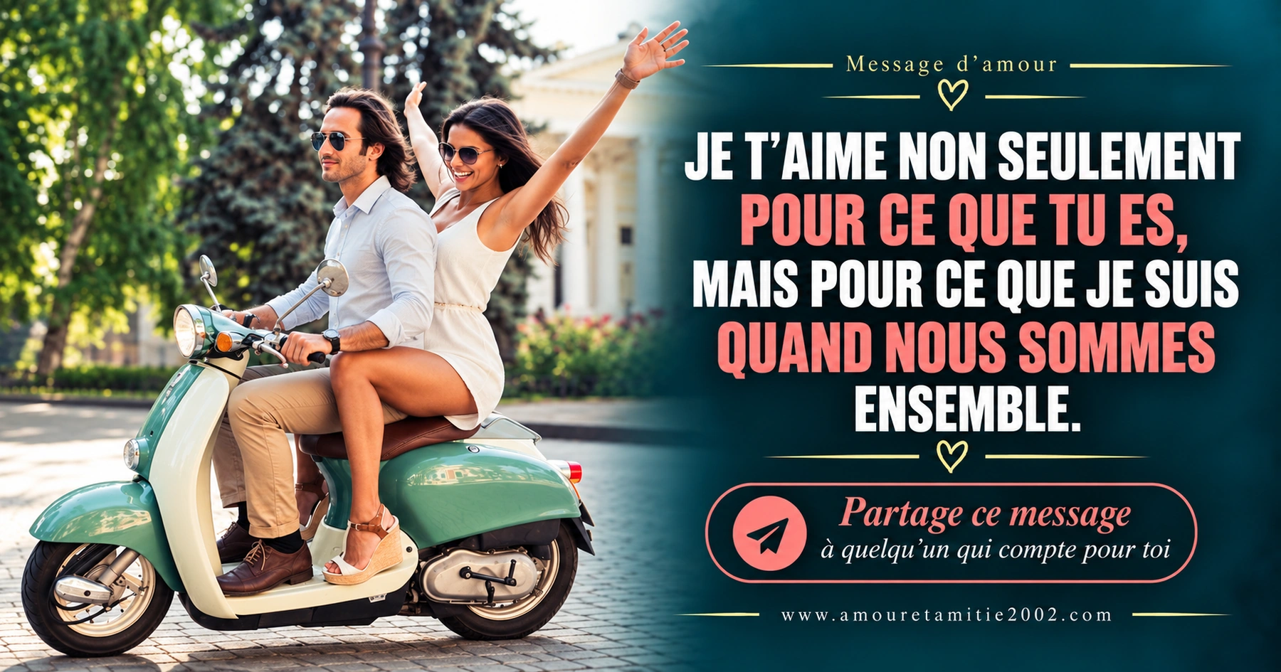 Message d’amour illustré nº 18 à partager avec la personne aimée