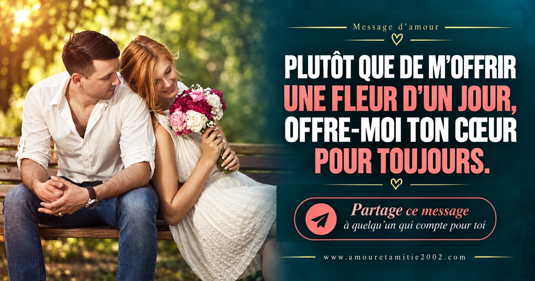 Message d’amour illustré nº 21 à partager avec la personne aimée