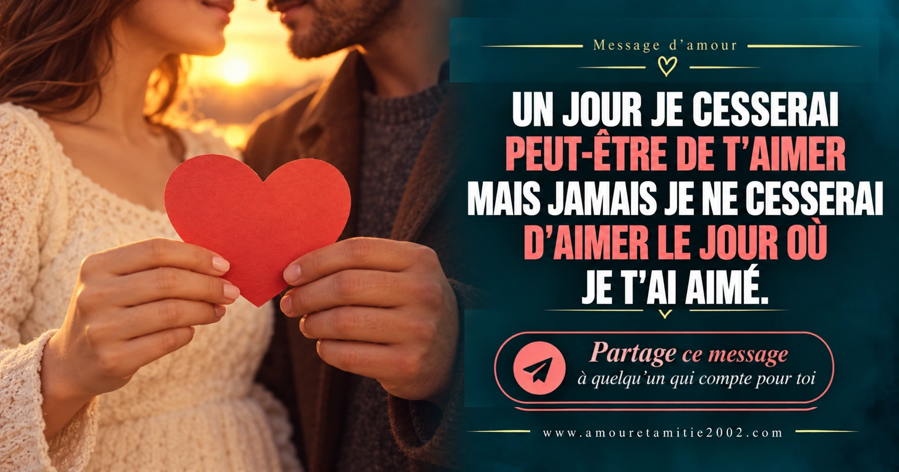 Message d’amour illustré nº 28 à partager avec la personne aimée