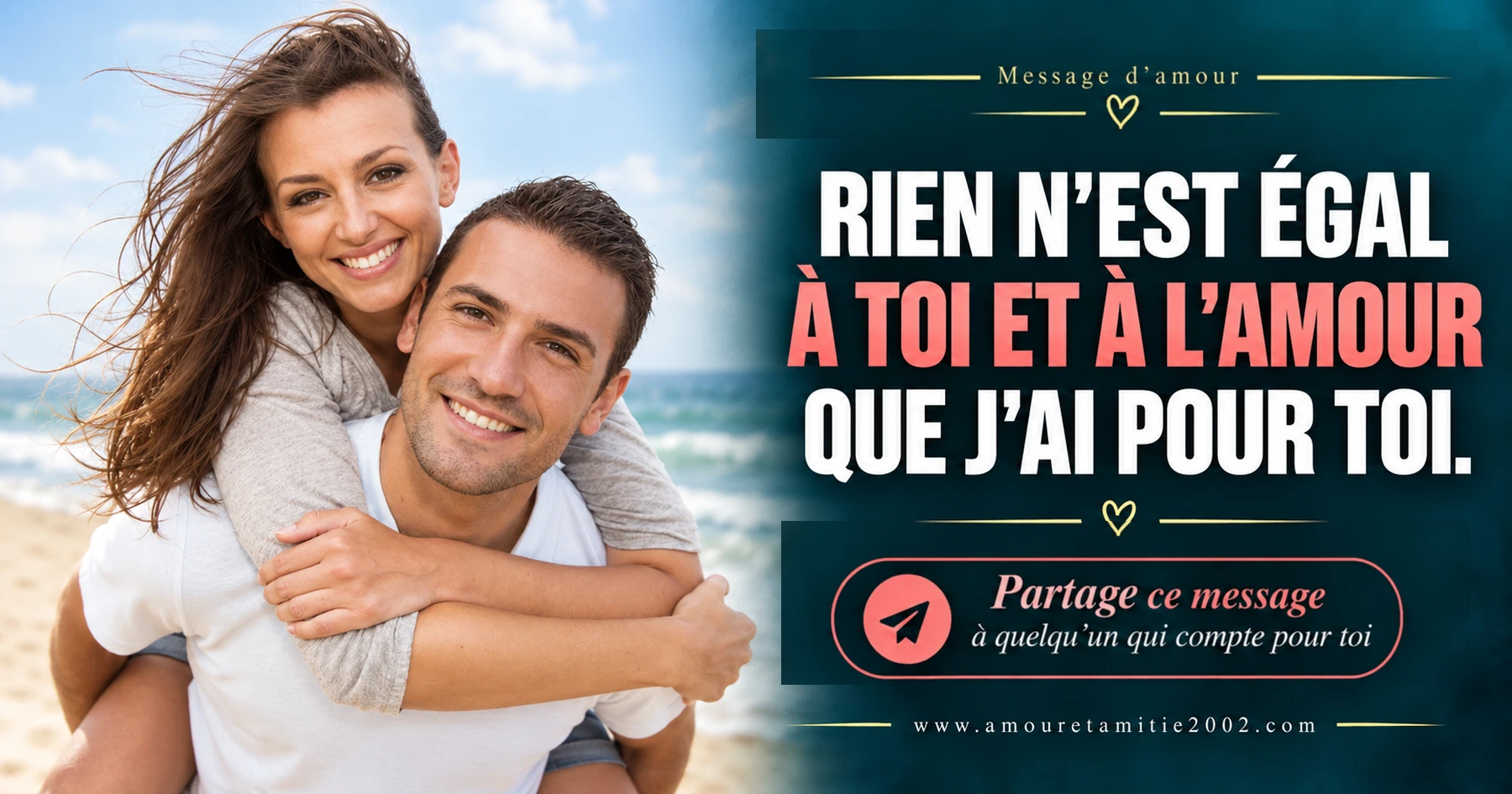 Message d’amour illustré nº 31 à partager avec la personne aimée