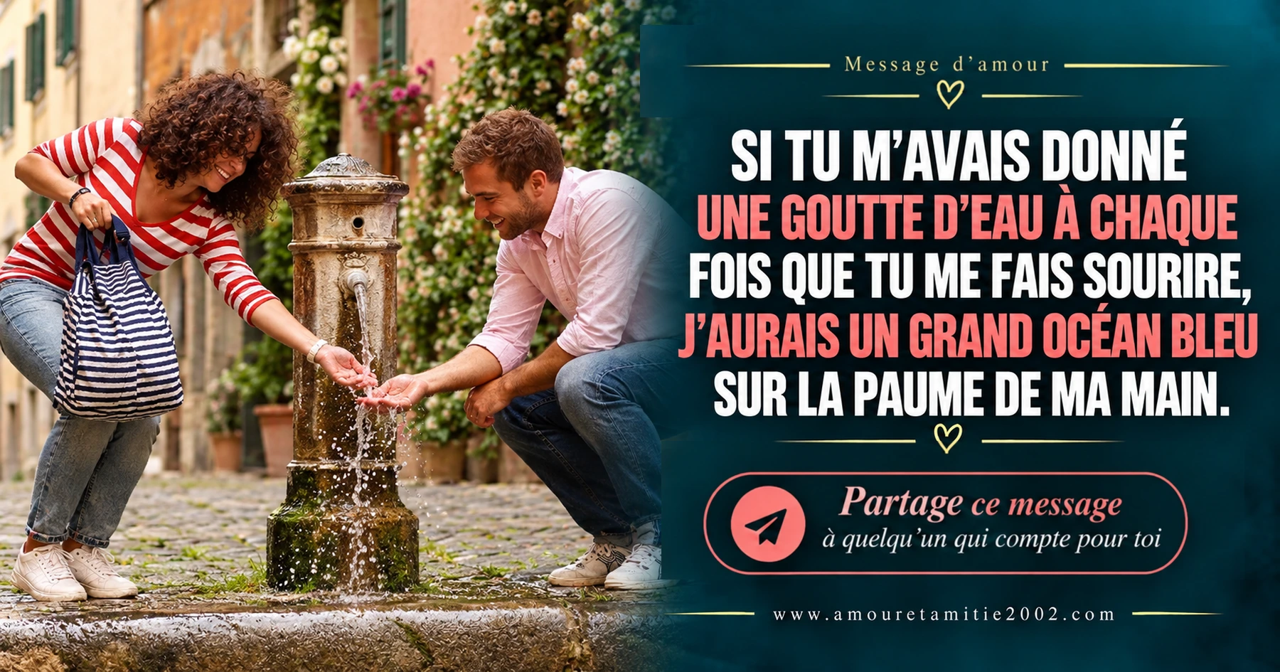 Message d’amour illustré nº 34 à partager avec la personne aimée