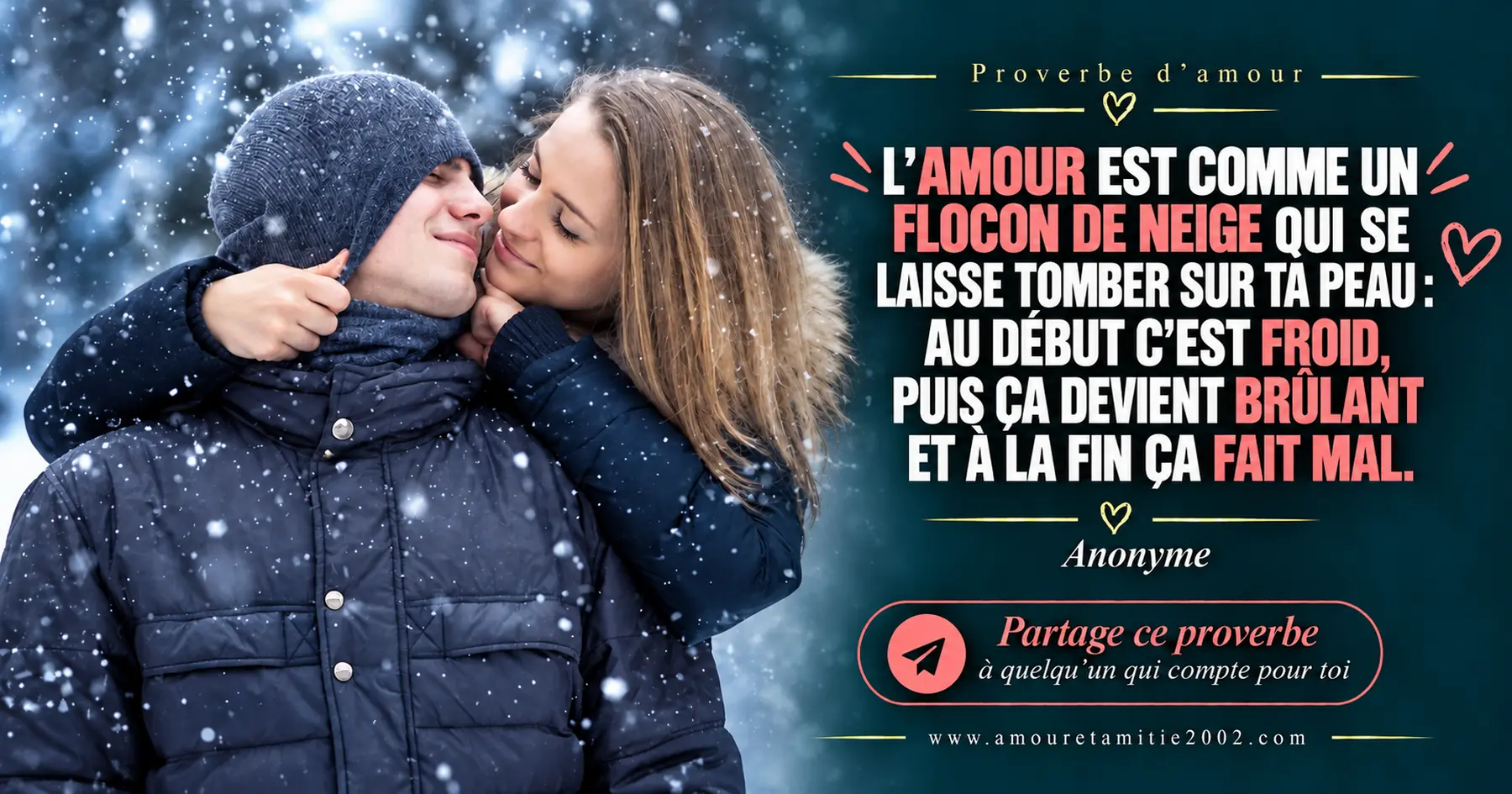 Proverbe d’amour illustré n° 4
