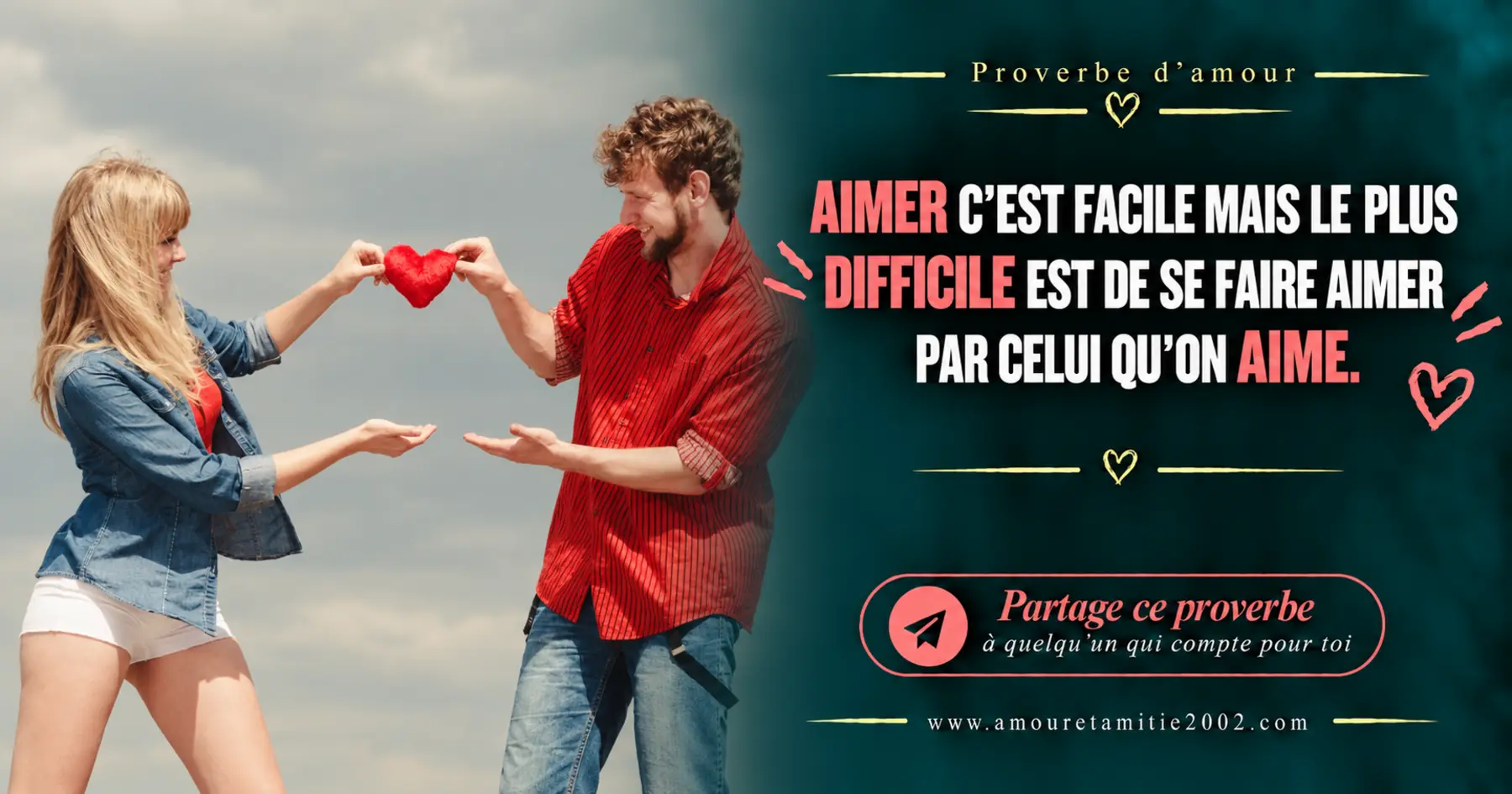 Proverbe d’amour illustré n° 40