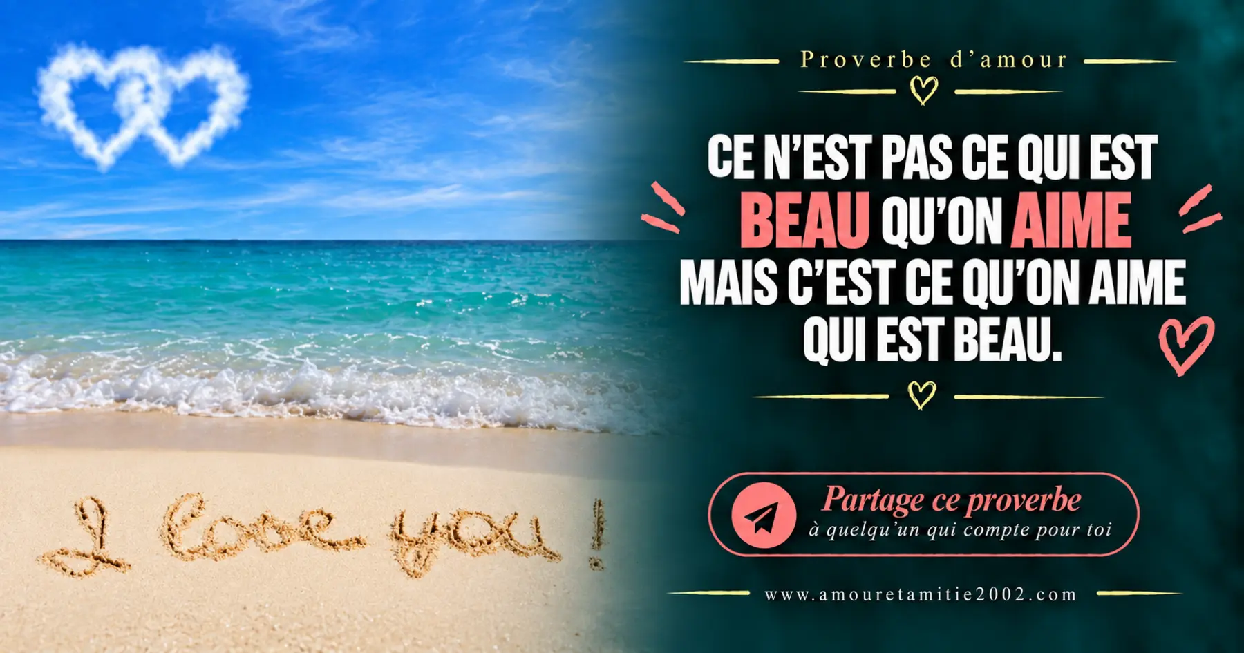 Proverbe d’amour illustré n° 43