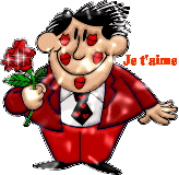 Je t’aime avec des roses — GIF d’amour n° 15