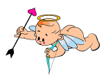 Cupidon vise le cœur — GIF d’amour n° 33