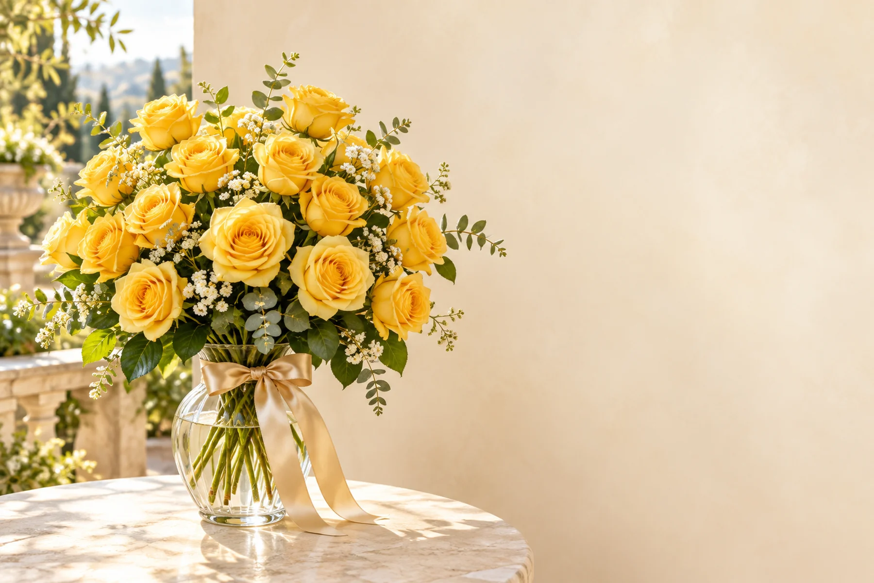 Roses jaunes