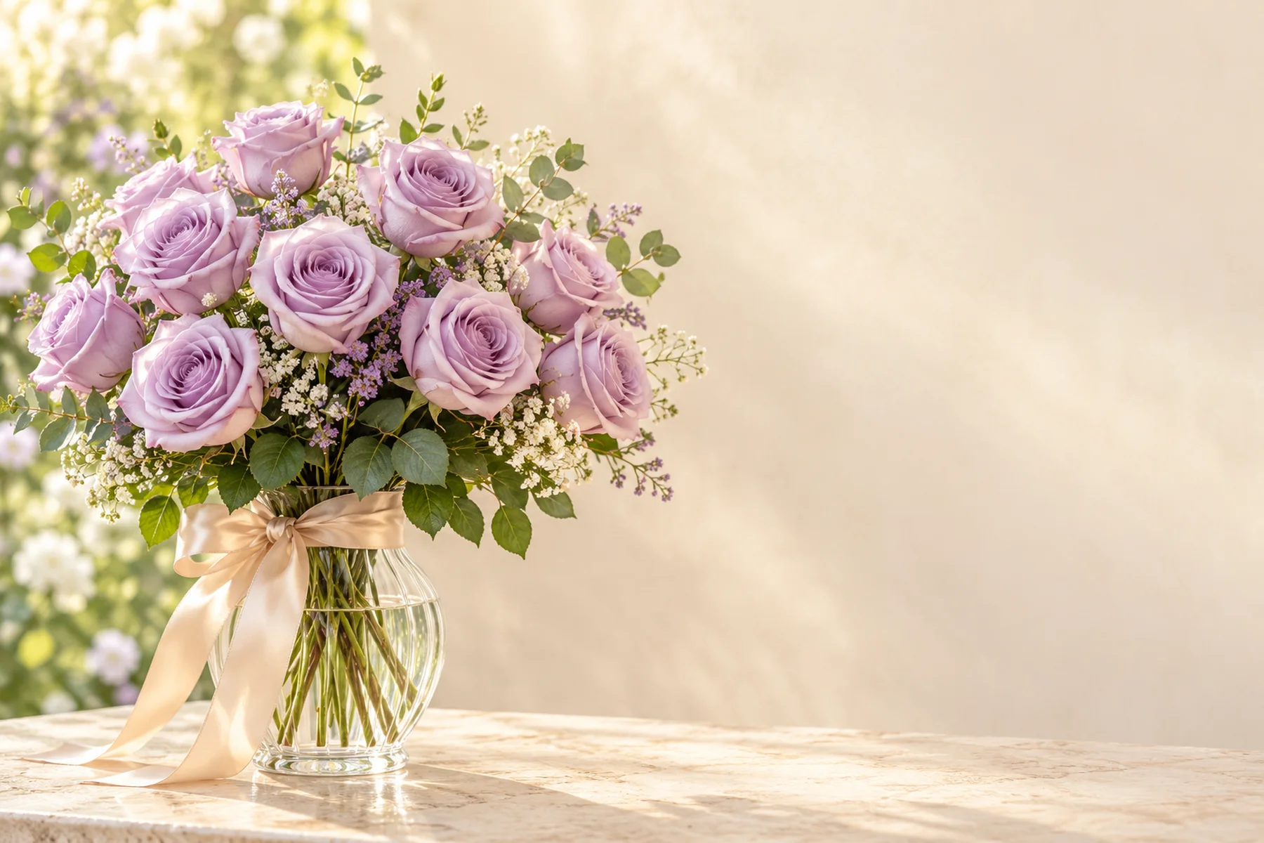 Roses lavande