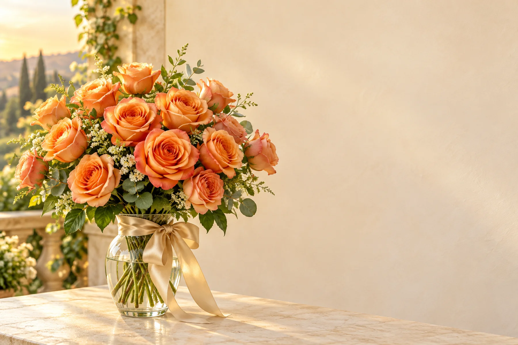 Roses orange