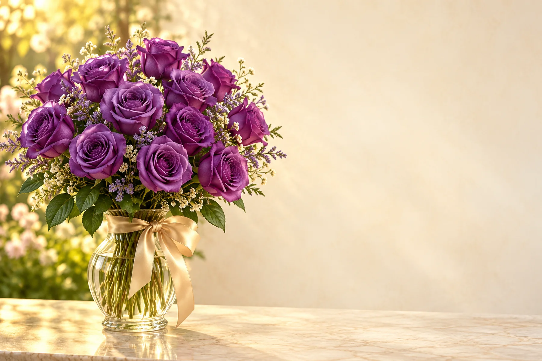 Roses violettes