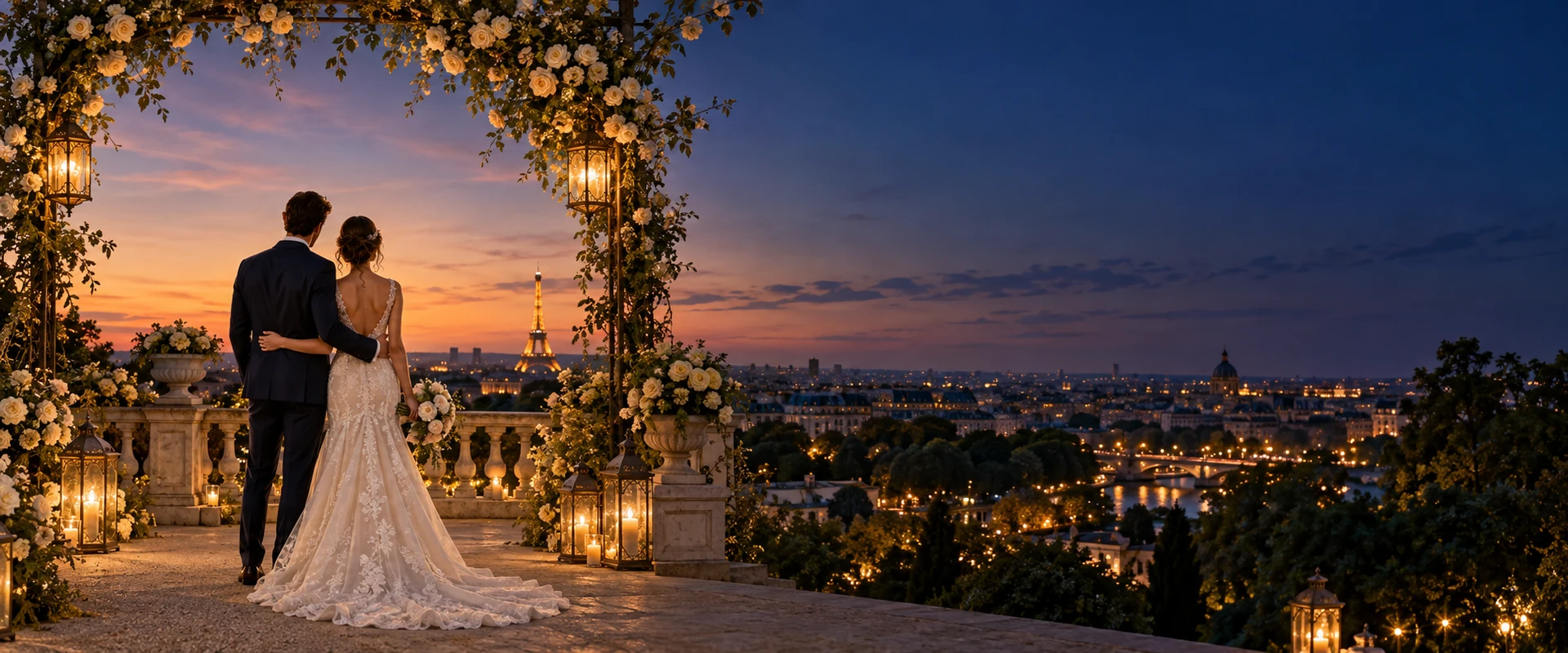 Une célébration de mariage à Paris