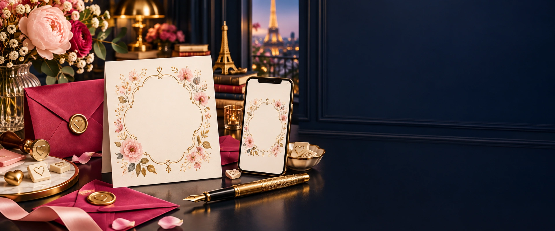 Collection de cartes postales et virtuelles