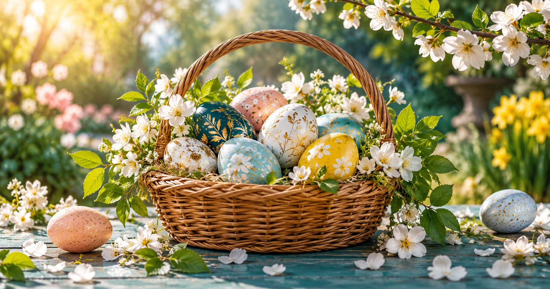 Joyeuses Pâques : Partager le plaisir des retrouvailles, une chasse aux œufs et des souhaits lumineux pour le printemps.