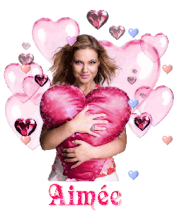Prénom Aimee en signature animée