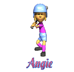Prénom Angie en signature animée