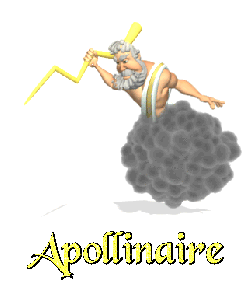 Prénom Apollinaire en signature animée