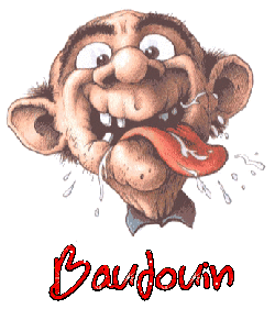 Prénom Baudouin en signature animée