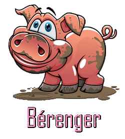 Prénom Berenger en signature animée
