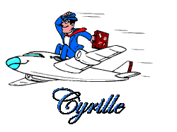 Prénom Cyrille en signature animée