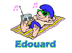 Prénom Edouard en signature animée