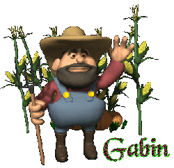 Prénom Gabin en signature animée