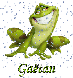 Prénom Gaetan en signature animée