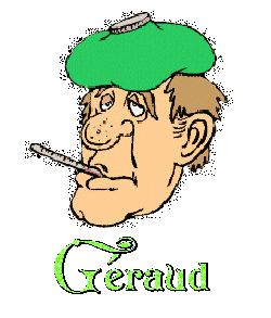 Prénom Geraud en signature animée
