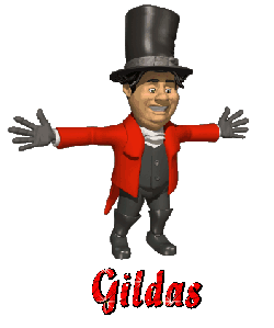 Prénom Gildas en signature animée