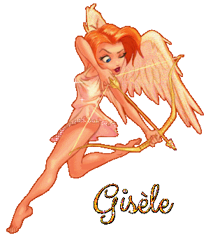 Prénom Gisele en signature animée