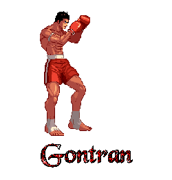 Prénom Gontran en signature animée