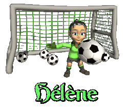 Prénom Helene en signature animée