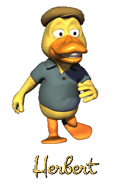 Prénom Herbert en signature animée