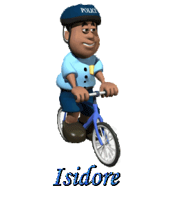 Prénom Isidore en signature animée