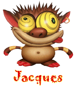 Prénom Jacques en signature animée
