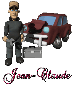 Prénom Jean Claude en signature animée