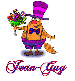 Prénom Jean Guy en signature animée