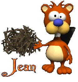Prénom Jean en signature animée