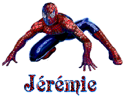 Prénom Jeremie en signature animée