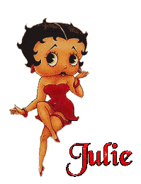 Prénom Julie en signature animée